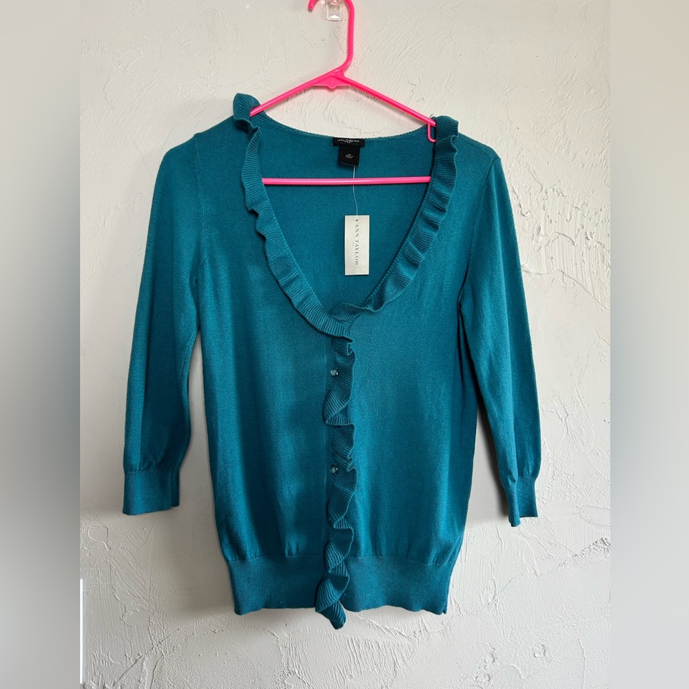 NWT Turquoise Ann Taylor sweater